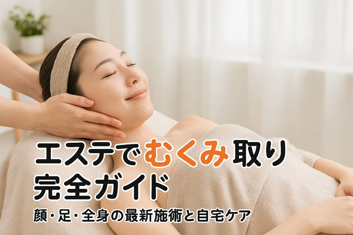エステでむくみ取りの効果とサロン選び完全ガイド｜顔・足・全身の最新施術と自宅ケア方法
